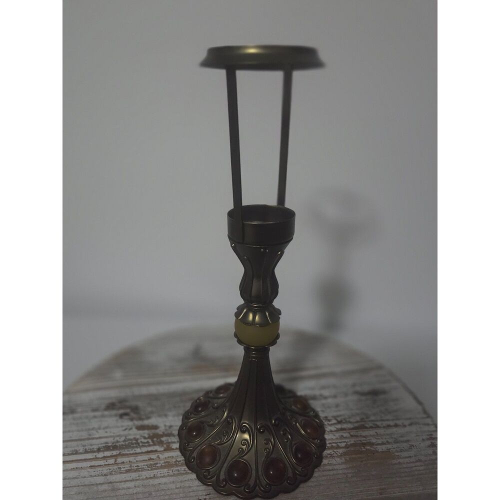 PARTYLITE Paris Retro Collection Bronze Tealight Lamp Candle Holder - Picture 4 of 8